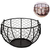 Delaspe Contenedor de almacenamiento de huevos- cesta de almacenamiento de huevos- cesta de frutas y verduras- apto para…